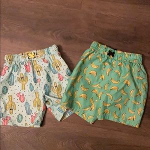 Pair of Cat & Jack swim trunks